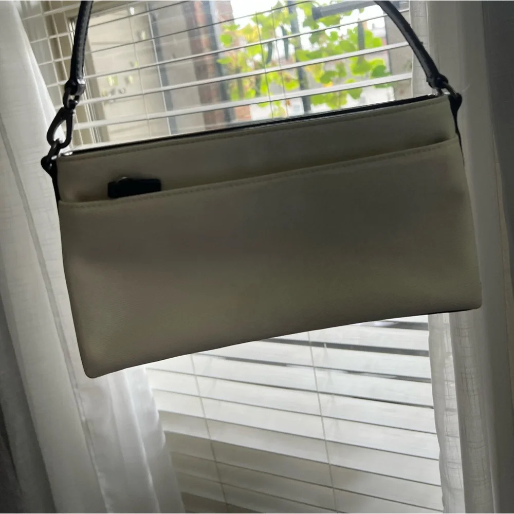 Rare coach canvas and leather mini shoulder bag